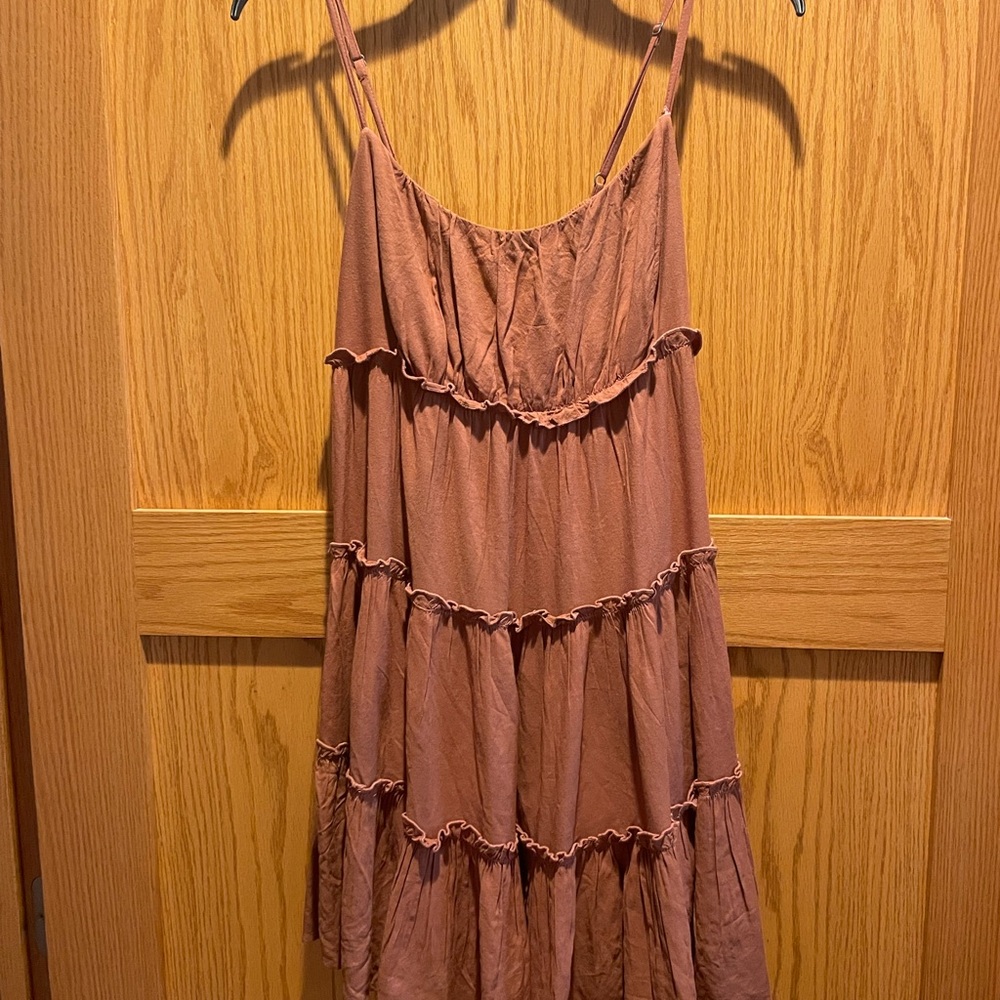 Aeropostale Women's Mini Dress in Rust